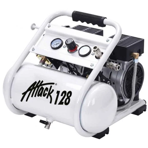 Attack 128, oljefri kompressor med 8 liters tank