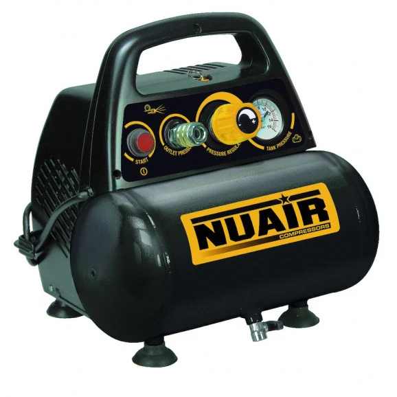 Nuair 1,5 hk, oljefri kompressor med 6 liters tank