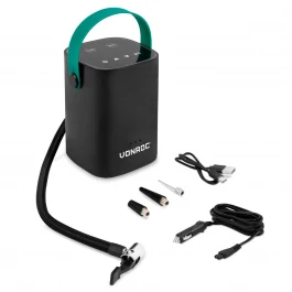 VONROC CR505DC, minikompressor med inbyggt batteri och digital display